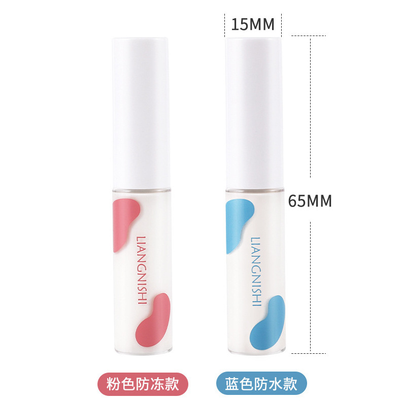 Clear White Strip Lash Adhesive Waterproof Formaldehyde Free Odor Free Super Strong Hold Eyelash Glue with Brush Applicator