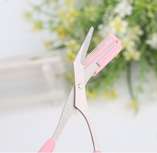 Eyebrow Trimmer Scissors With Comb Remover Makeup Tools Hair Removal Grooming Shaping Shaver Trimmer Eyelash Hair Clips