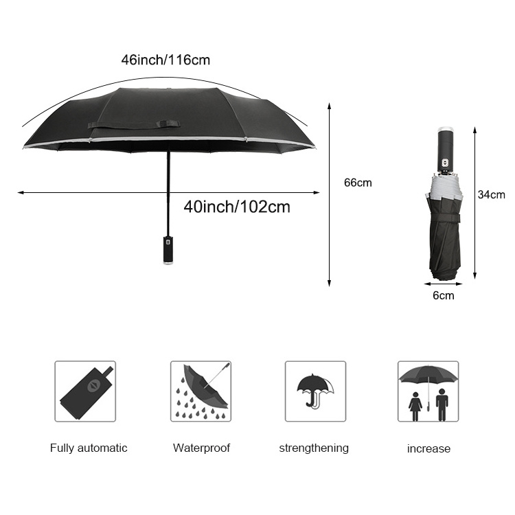 High Quality Custom Wholesale led umbrella umbrella led umbrella with light