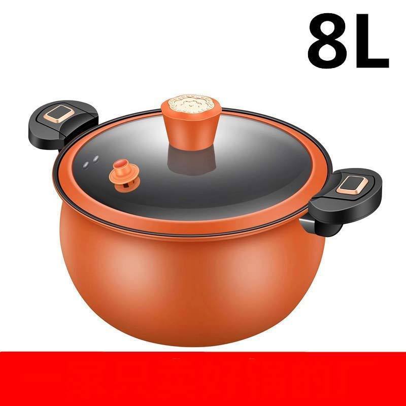 popular Cook fast time saving Non-Stick Thickened Bottom durable soup pot low pressure pot micro pressure cooker