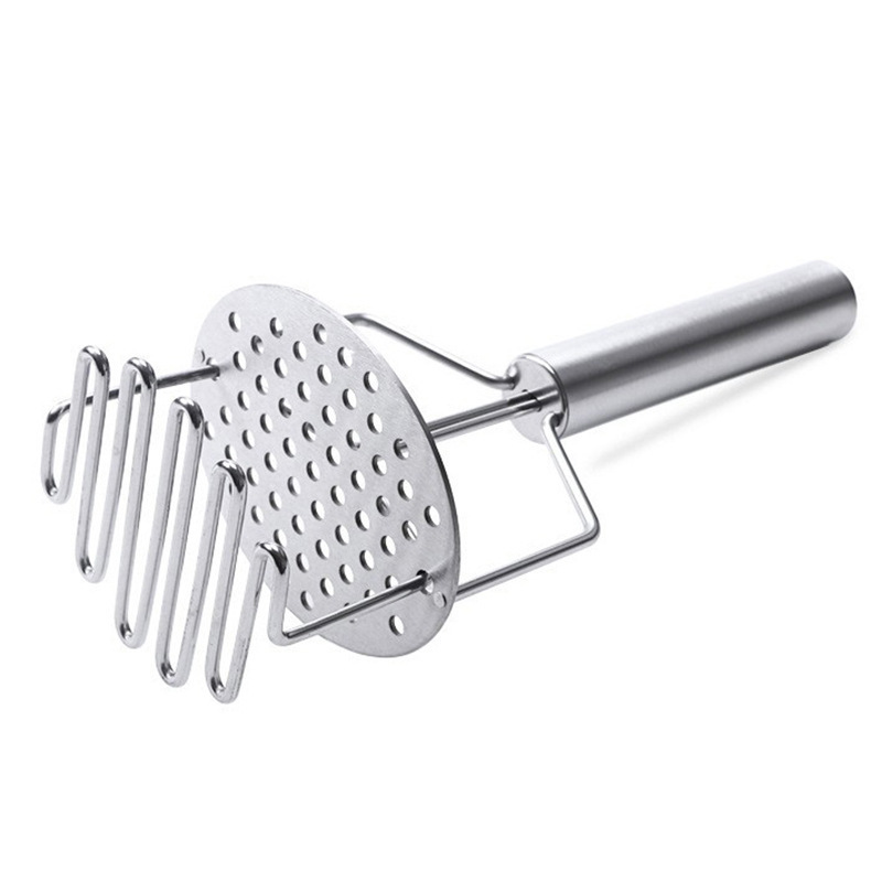 Stainless Steel Potato  fruits Masher Manually Potato Crusher Wave Shape Cutter Kitchen Accessories Kitchen Gadget Cooking Tools