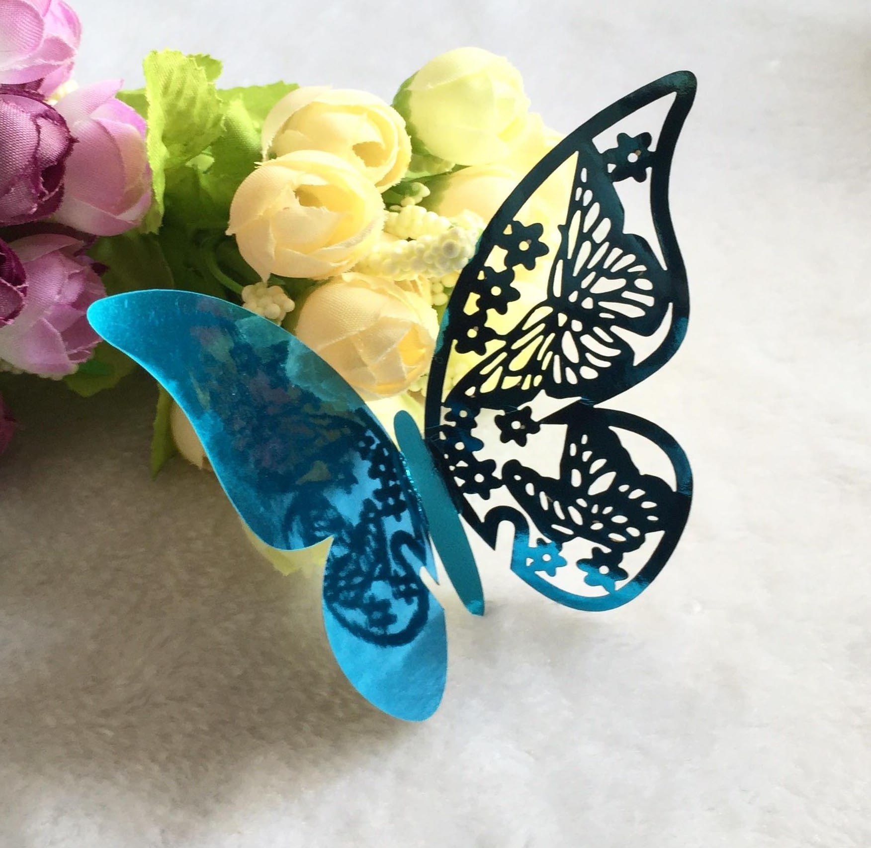 Butterfly Laser Cut Place Cards Wedding Party Favors Bridal Table Name Card Decoration