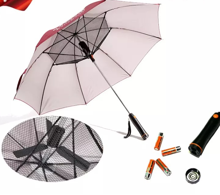 Chinese Supplier New Fashion Air Umbrella Umbrella With Fan Smart Umbrella With Fan