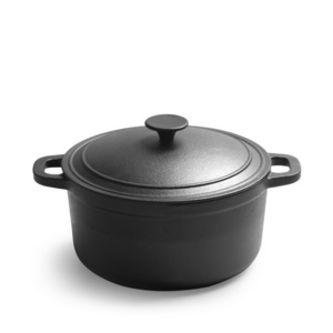 MUYC-7 Dutch Pot, BBQ Camp Dutch Oven Cast Iron Pot Non-SticPan Outdoor Camping Cooking Pot with Lid 24 x 12.5c