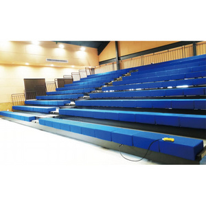 Manual or electric Telescopic stadium Bleacher Grandstand Seat Retractable chair