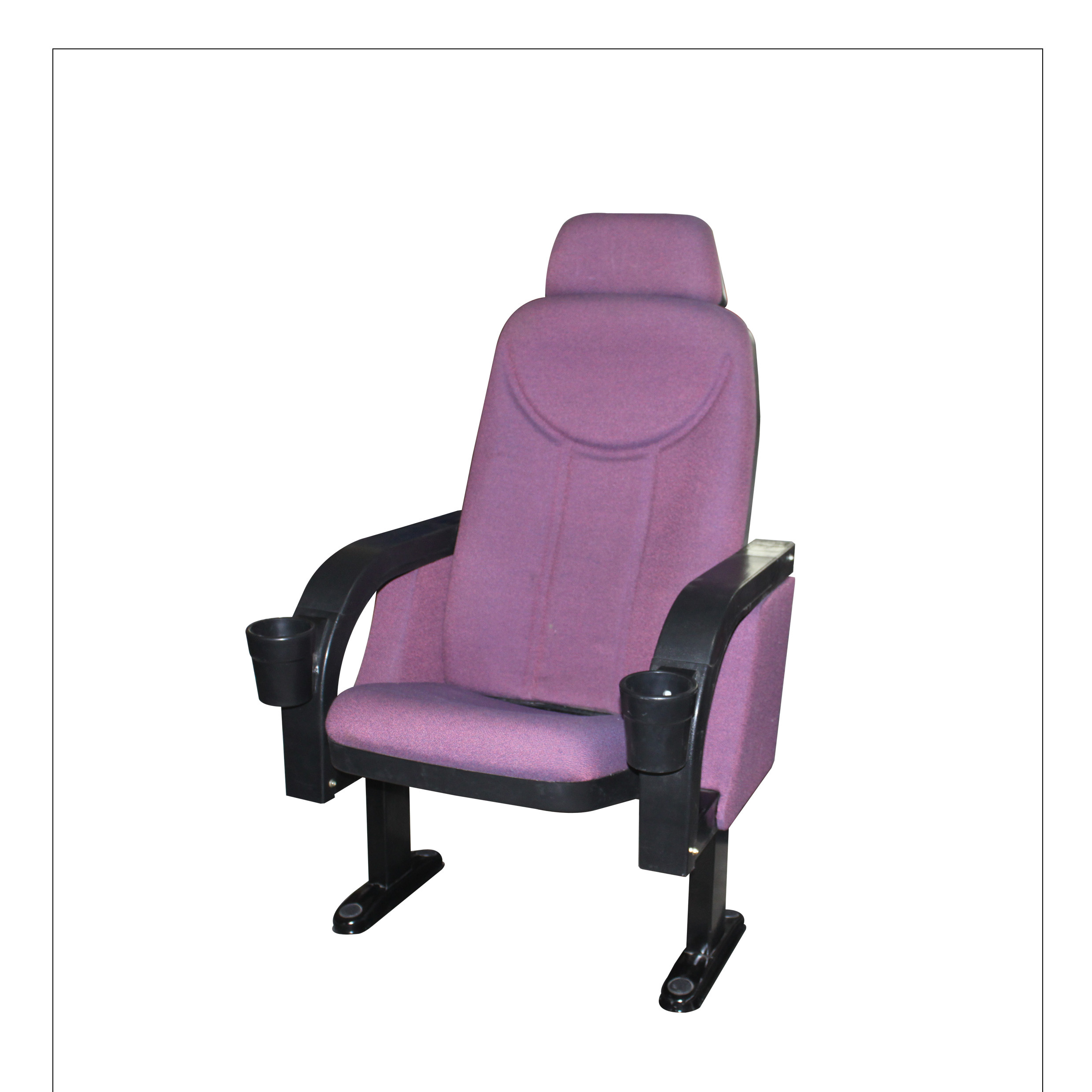 New Design Made In China Modern Luxury Red Fabric Movie Folding Cinema Chairs Vip Price Theater Seats With Cupholder For Sale