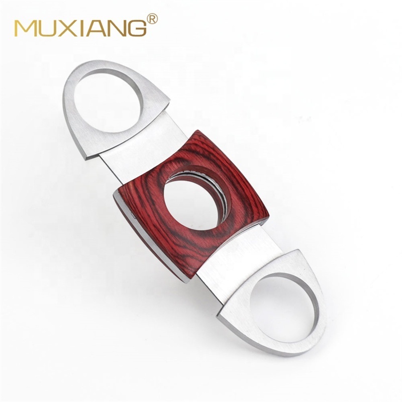 New Arrival Red Wood Cigar Cutter  Cigar Diameter Guillotine Knife