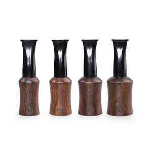 Multiple size portable ebony wooden cigar mouthpiece washable reusable cigar holder