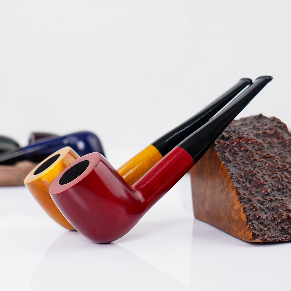 MUXIANG classical hammer design handmade durable cheaper natural briar wood smoking pipe