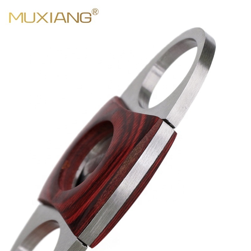 New Arrival Red Wood Cigar Cutter  Cigar Diameter Guillotine Knife