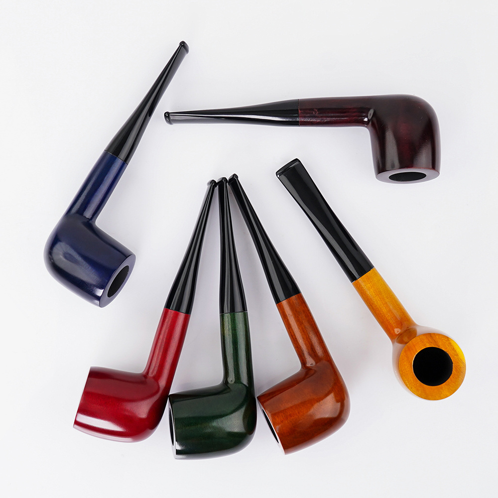 MUXIANG classical hammer design handmade durable cheaper natural briar wood smoking pipe