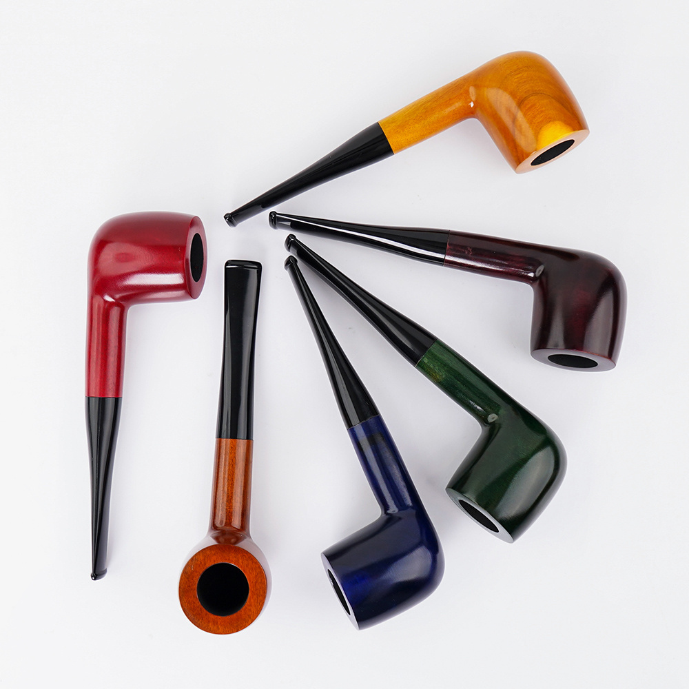 MUXIANG classical hammer design handmade durable cheaper natural briar wood smoking pipe