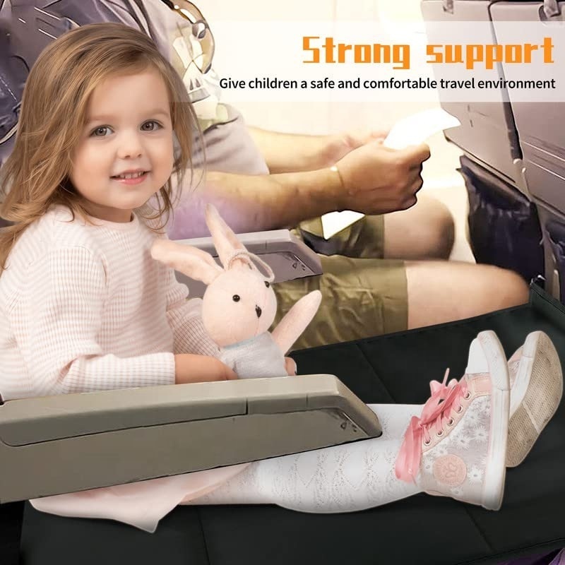 YA SHINE waterproof baby Airplane Seat Extender Leg Support airplane footrest for kids