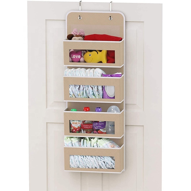 custom Wall-mounted home office clothing organizer clothes toys Shoes foldable hanging dirty clothes bag storage organizers