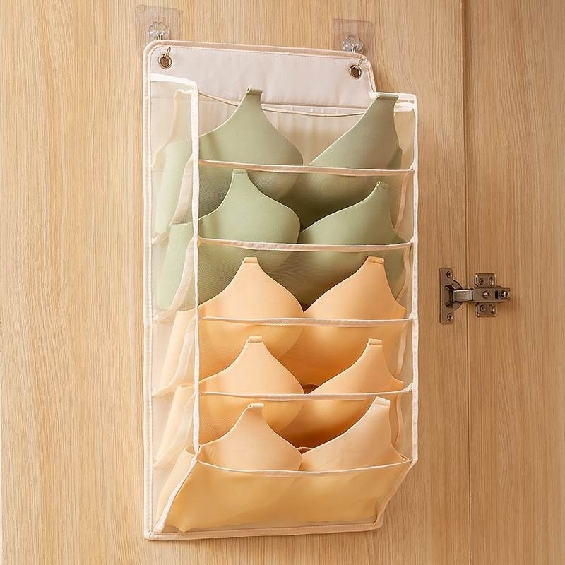 Large collapsible storage box for home Durable socks wardrobe closet organizer Organizer wall hanging underwear storage bags