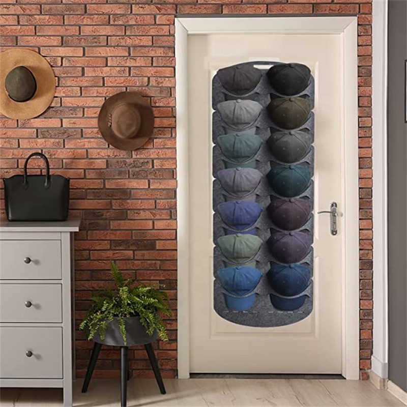 organiser clothes home storage bag baskets folding baseball caps hat closet organizer boxes behind the door hanging storage bag