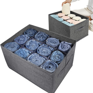 2023 Hot sell New Closet storage box Wardrobe Clothes Organizer Dresser Drawer Organizers for Clothing Pants Jeans Organizer