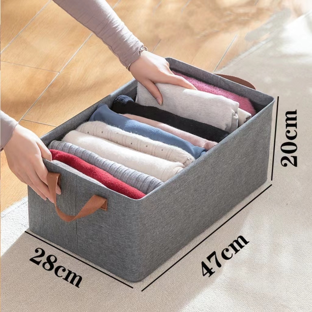 Wardrobe Clothes Organizer Dresser Drawer Organizers for Clothing Pants Jeans Organizer Foldable clothes Jeans portable storage