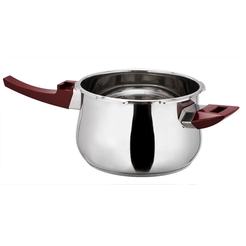 Stainless Steel Pressure Cooker with stronger lugs and thick base