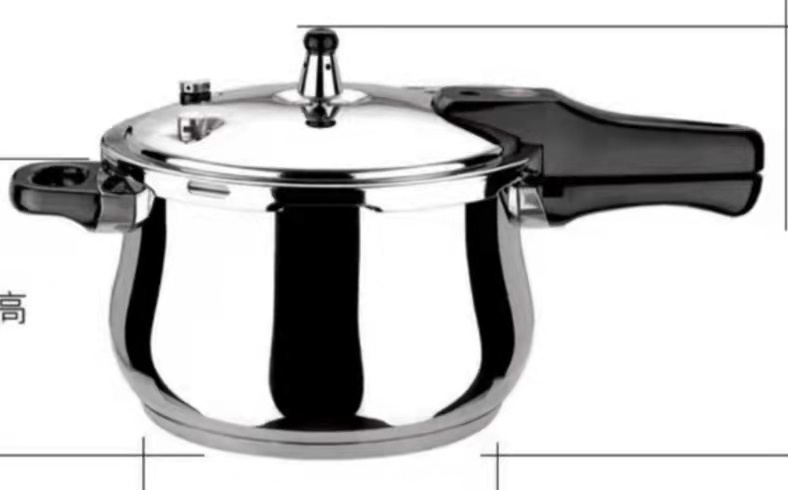 Stainless steel household commercial gas induction cooker, universal pressure cooker rust proof