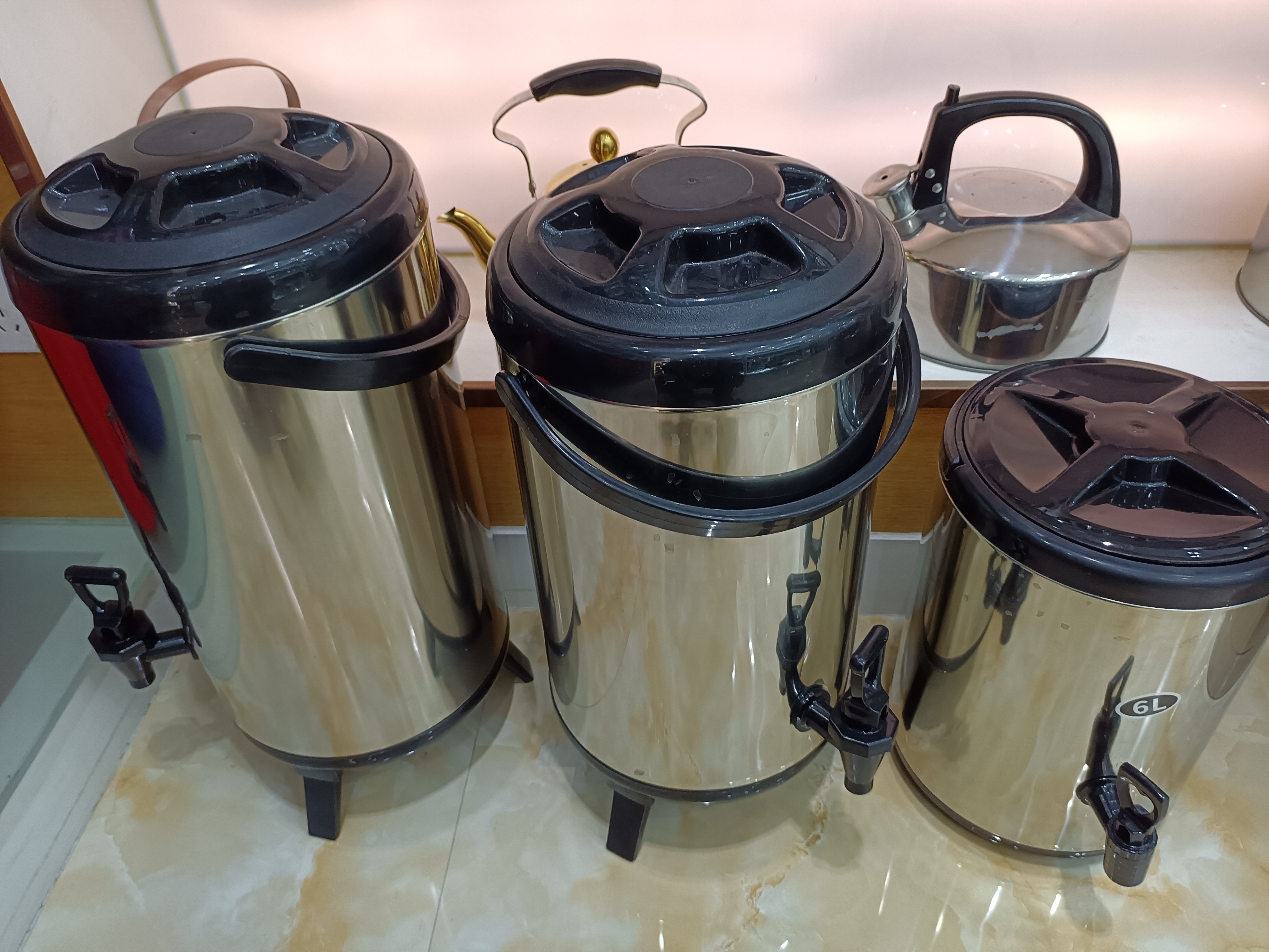 2024/Hot popular t Factory price heat preservation coffee milk tea stainless steel bucket