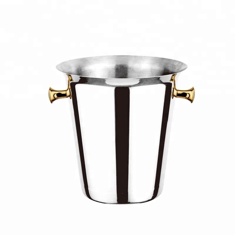 cool bar Professional bar using stainless steel ice bucket with lid  champagne bucket