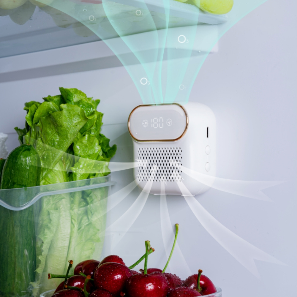 Household Kitchen Smart Food Mini Ozone Sterilizer Fridge Deodorizer Odor Eliminator Ozone Electronic Refrigerator Deodorizer