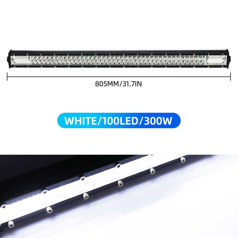 300W Car Work Light LED Bar 20LED 100LED Worklight Bar Offroad SUV ATV Tractor Boat Truck Excavator 12-24V led Spot Flood Combo