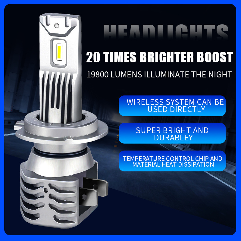 M4 car LED headlights 6000K 19800LM 40W 880 881 9005 HB3 9006 HB4 H1 H4 9003 H8 H9 H11 H7 led headlight bulb