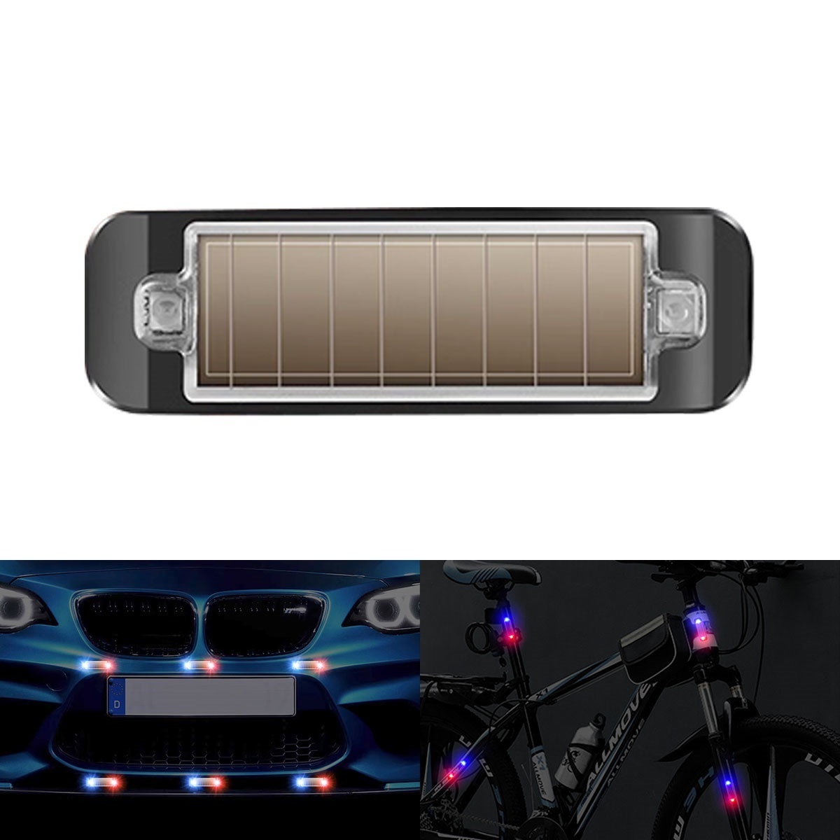 Vehicle Aircraft Truck Car Emergency Warning Led Light Bar Strobe Solar Led Flash Warning Light Led Front Bumper Warning Light