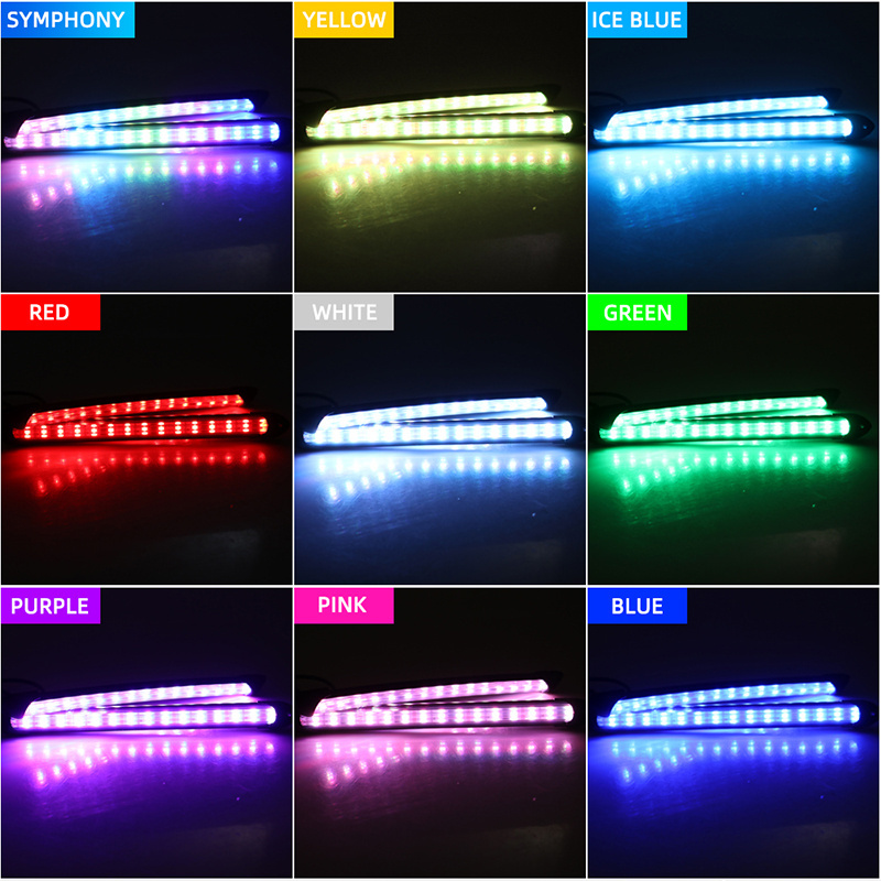 auto lighting system Turn Signal Daytime Running Lights DRL LED bar  Waterproof Headlight Strip light bar for car