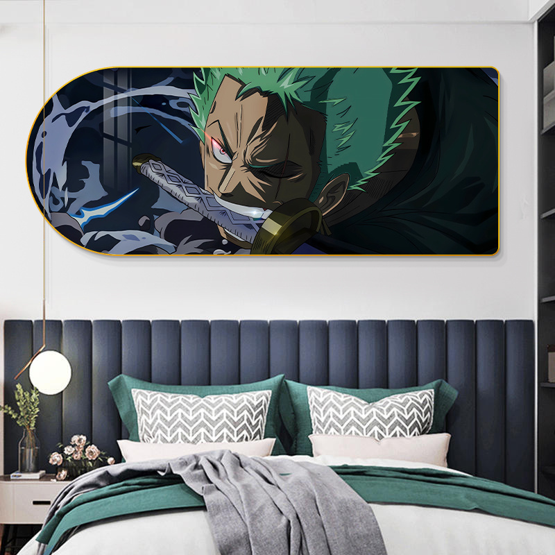 Contemporary Anime Wall Art Decorative Painting Cartoon Character Background Wall Mural Painting