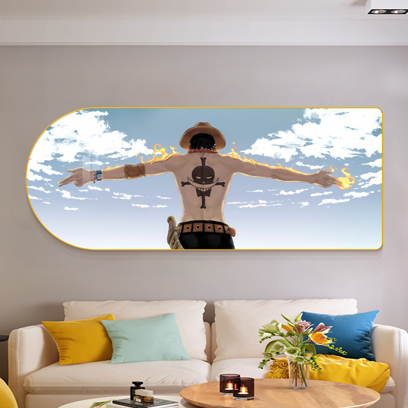 Contemporary Anime Wall Art Decorative Painting Cartoon Character Background Wall Mural Painting