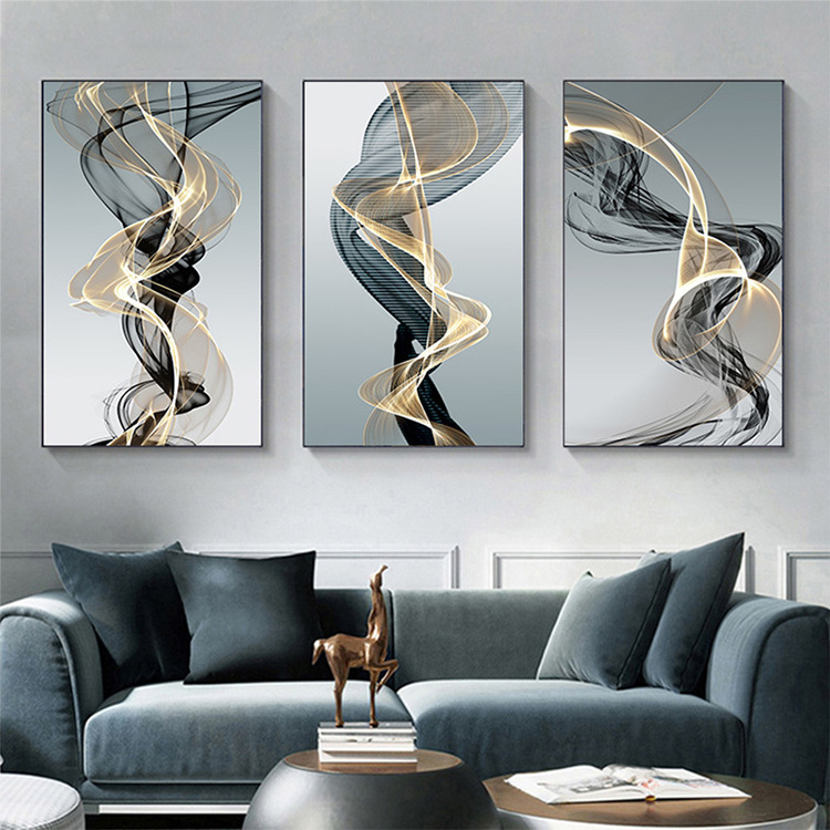 Abstract Lines Wall Painting Modern Bedroom Home Decor Canvas Poster Print Nordic Wall Art Pictures