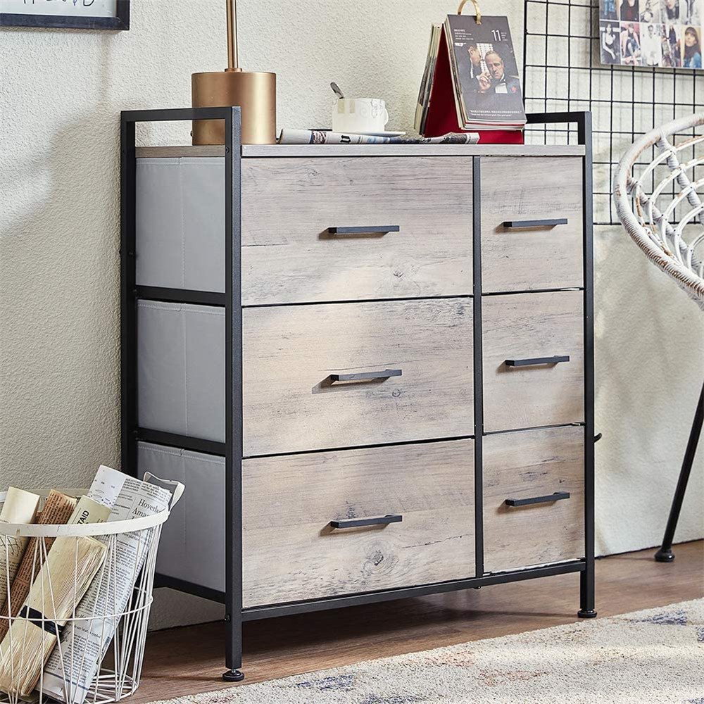 Premium Quality 3 Drawer Nightstand Industrial Dresser Tall Storage Tower for Living Room, Bedroom