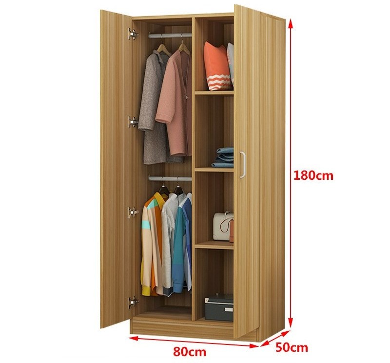 Portable Wardrobe Wooden Closets 14