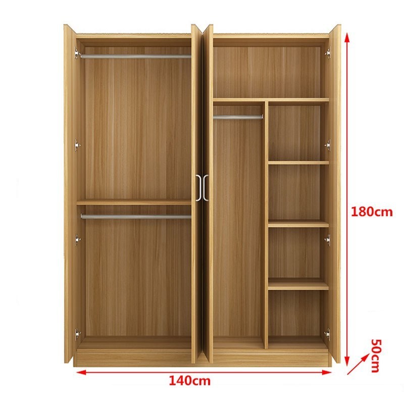 Portable Wardrobe Wooden Closets 14