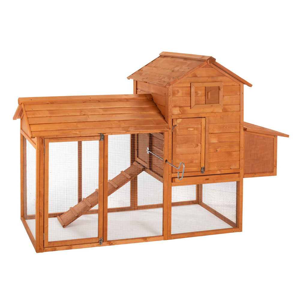 Multi Level Hen House 80in Wooden Chicken Coop for Birds