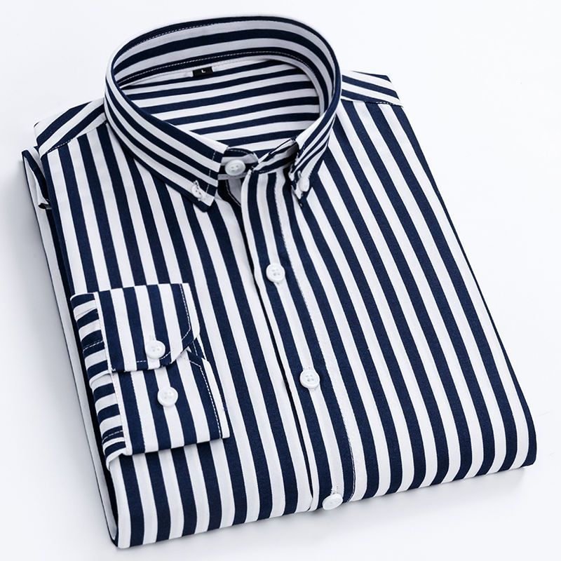 Plus Size Men's Shirts Cotton Shirt with pocket Customized OEM ODM LOGO Wholesale Uniforms Clothes For  Man Dress Shirts