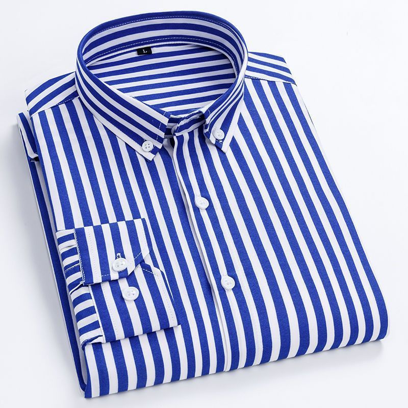 Plus Size Men's Shirts Cotton Shirt with pocket Customized OEM ODM LOGO Wholesale Uniforms Clothes For  Man Dress Shirts