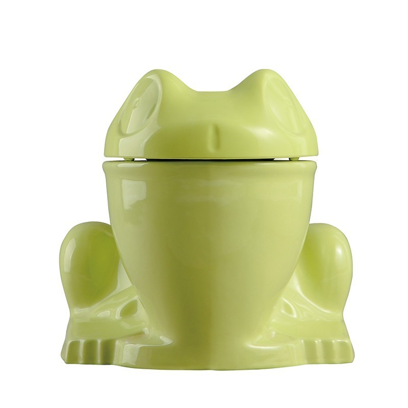 Cute Animal Children Bathroom Floor Standing Siphon Flushing Green Frog Toilet