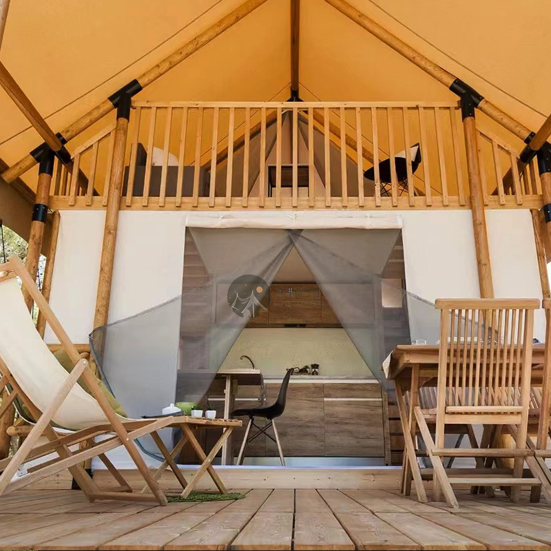 MUYE 45 Sqm Luxury Canvas Resort Glamping Safari Hotel Yurt Tent