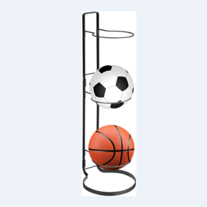 Basketball Ball Storage Rack 3 Tier Cube Ball Storage Holder Freestanding Garage Sport Equipment Organizer