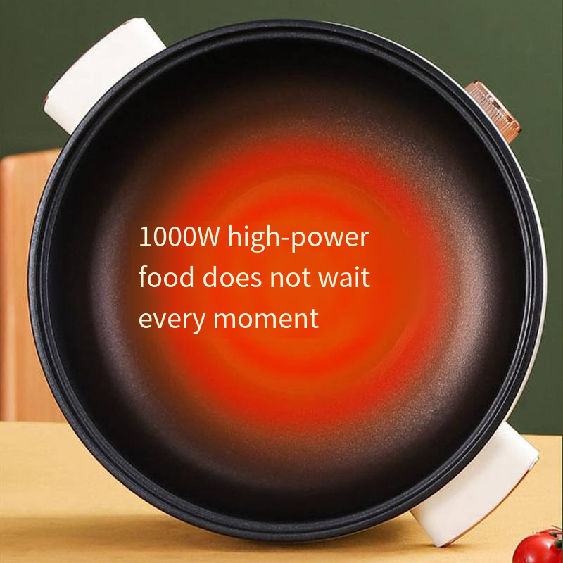 OEM&ODM Newest Electric Cooking Hot Pot 4L Multipurpose Nonstick Cooker High Quality Mini Electric Pan Pot Electric Caldron