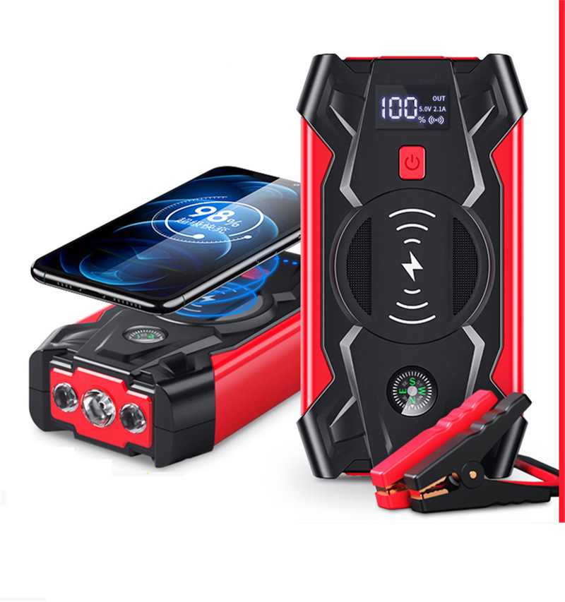 New Arrival Jump Starter Car Battery Charger Power Bank with Flashlight 12V Applies up to 6L Gas or 4L Diesel Engine