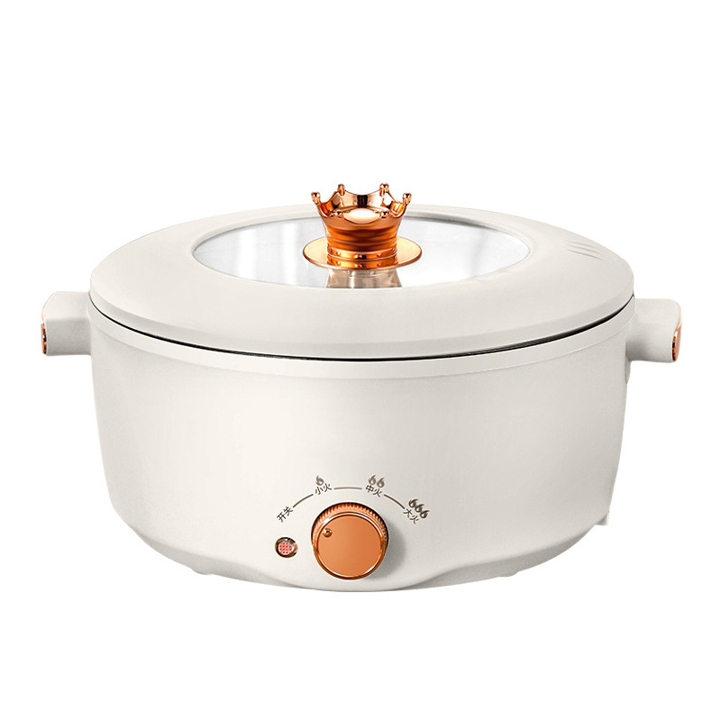 OEM&ODM Newest Electric Cooking Hot Pot 4L Multipurpose Nonstick Cooker High Quality Mini Electric Pan Pot Electric Caldron