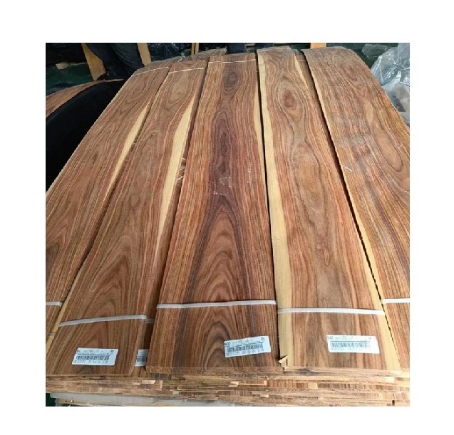 Interior Decoration AA Grade  Veneer  Natural Santos  Rosewood Veneer  Hot Sale Recon Rosewood Veneer