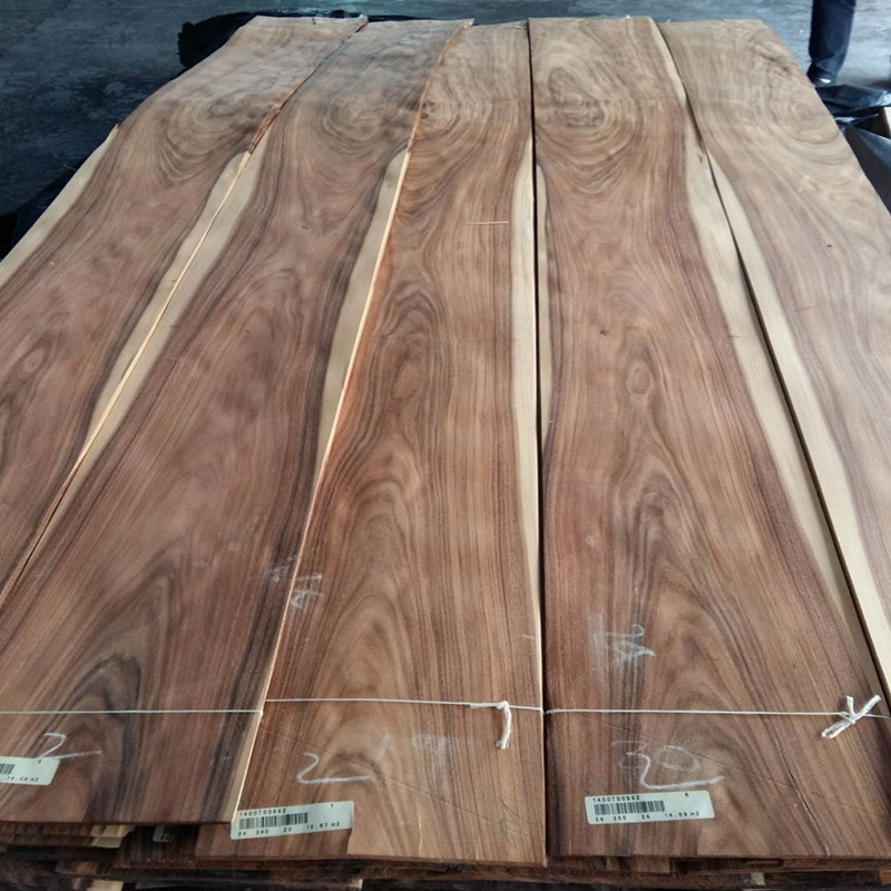 Interior Decoration AA Grade  Veneer  Natural Santos  Rosewood Veneer  Hot Sale Recon Rosewood Veneer