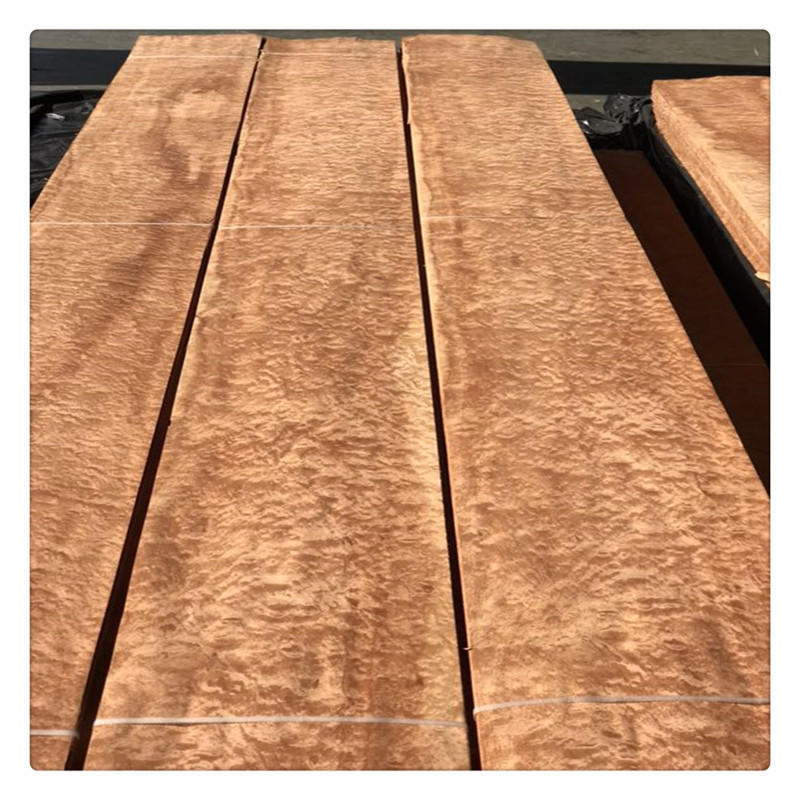 High Grade  Natural Sapele Pomelle Veneer For Interior Decoration  Panel&Plywood  Face Veneer