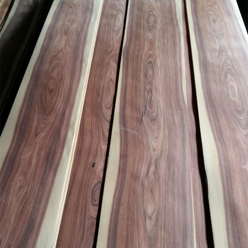 Interior Decoration AA Grade  Veneer  Natural Santos  Rosewood Veneer  Hot Sale Recon Rosewood Veneer